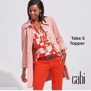 NWT Cabi Take 5 Topper, #6023, Sz L Spring 2022 Collection